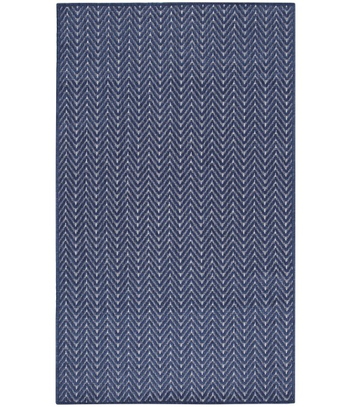 Nourison Horizon Indoor/Outdoor Navy HOZ02 3 ft. X 5 ft. Rect. Rug