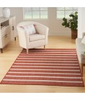 Nourison Positano Terracotta Ivory POS03 4 ft. X 6 ft. Rect. Rug