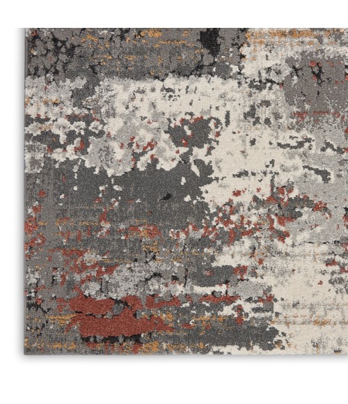 Nourison Ludlow Grey/Multi LDW02 2 ft. 2 in. X 7 ft. 6 in. Rect. Rug