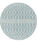 Nourison Positano Aqua POS02 6 ft. X Round Rug