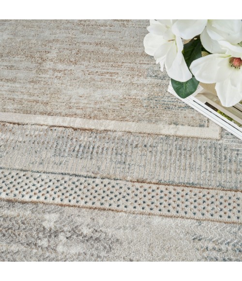 Nourison Glam Ivory Multicolor GLM07 5 ft. 3 in. X 7 ft. 3 in. Rect. Rug