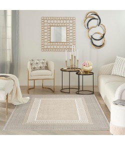 Nourison Glam Ivory GLM07 3 ft. 11 in. X 5 ft. 11 in. Rect. Rug