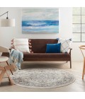 Nourison Concerto Ivory Grey CNC05 4 ft. X Round Rug