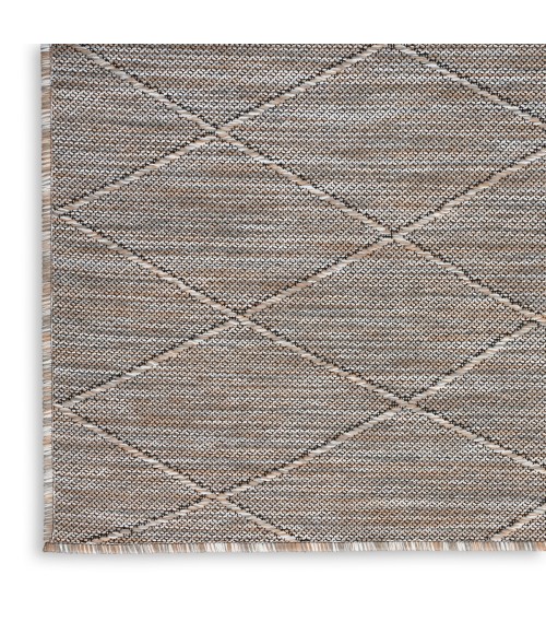 Nourison Practical Solutions Grey Mocha PSL01 2 ft. 2 in. X 8 ft. Rect. Rug