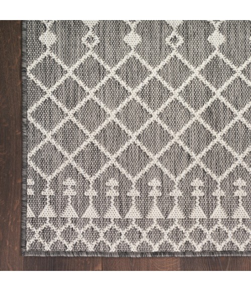 Nourison Positano Charcoal POS02 4 ft. X 6 ft. Rect. Rug
