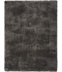 Nourison Luxurious Shag Grey LXR05 4 ft. X 6 ft. Rect. Rug