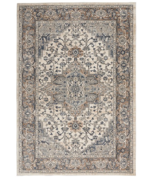 Nourison Concerto Ivory Grey CNC05 3 ft. 9 in. X 5 ft. 9 in. Rect. Rug