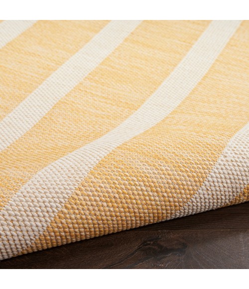 Nourison Positano Yellow Ivory POS03 5 ft. X 7 ft. Rect. Rug