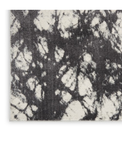 Calvin Klein CK011 Verdant Ivory Charcoal VRD05 8 ft. X 10 ft. Rect. Rug