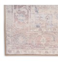 Nourison Vintage Washables Light Blue VWS07 2 ft. 2 in. X 8 ft. Rect. Rug