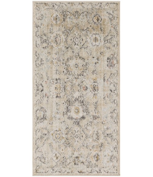 Nourison Oushak Home Cream OUS01 2 ft. X 4 ft. Rect. Rug