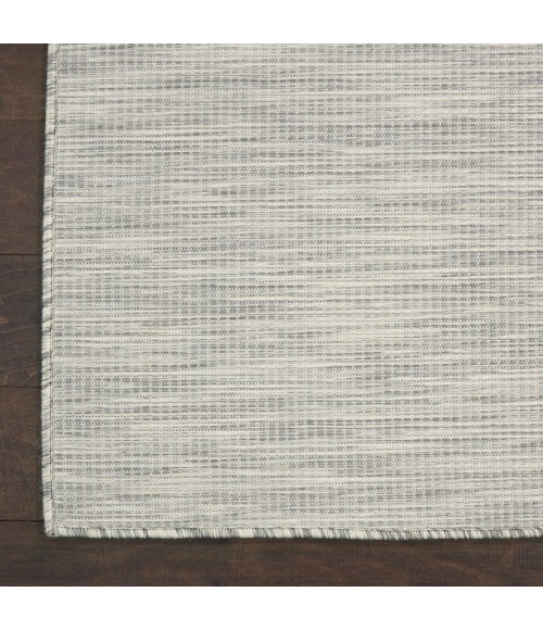 Nourison Positano Light Grey POS01 2 ft. X 6 ft. Rect. Rug