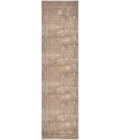 Nourison Vintage Washables Taupe Multicolor VWS09 2 ft. 2 in. X 8 ft. Rect. Rug