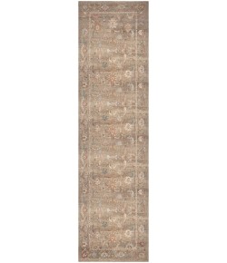 Nourison Vintage Washables Taupe Multicolor VWS09 2 ft. 2 in. X 8 ft. Rect. Rug