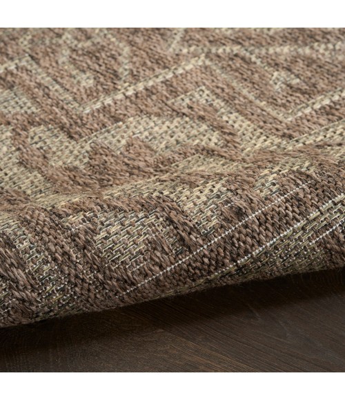 Nourison Tulum Brown TLM05 2 ft. 2 in. X 10 ft. Rect. Rug