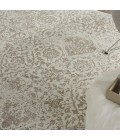 Nourison Damask White DAS06 3 ft. 6 in. x 5 ft. 6 in. Rect. Rug