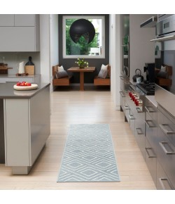 Nourison Casual Blue CSU03 2 ft. X 6 ft. Rect. Rug
