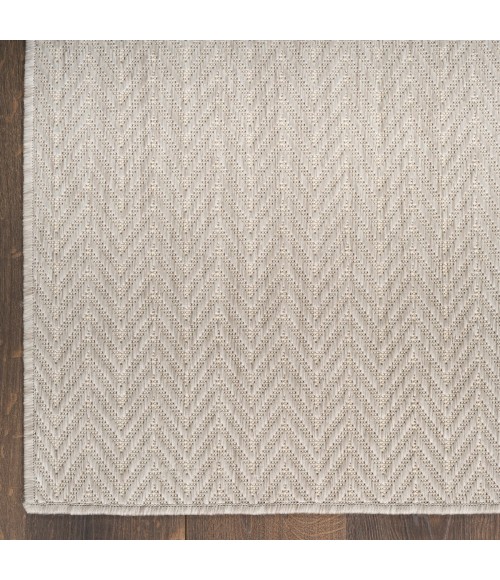 Nourison Horizon Indoor/Outdoor Grey HOZ02 9 ft. X 12 ft. Rect. Rug