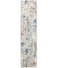 Nourison Concerto Beige Blue Rust CNC01 2 ft. 2 in. X 7 ft. 6 in. Rect. Rug