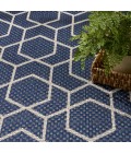 Nourison Horizon Indoor/Outdoor Navy HOZ01 8 ft. X 10 ft. Rect. Rug