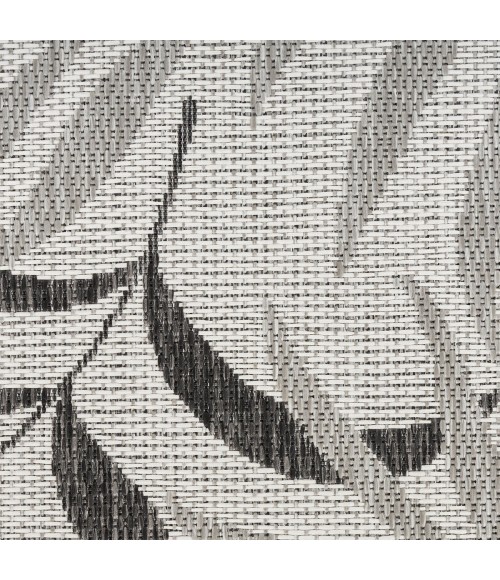 Nourison Garden Oasis Grey GOA01 2 ft. X 6 ft. Rect. Rug