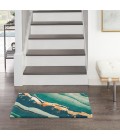 Nourison Prismatic Emerald Rug PRS30 2 ft. X 3 ft. Rect. - Rugs Town Nourison Prismatic Emerald PRS30 2 ft. X 3 ft. Rect. Rug