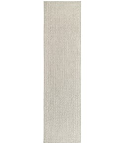 Nourison Horizon Indoor/Outdoor Grey HOZ02 2 ft. X 6 ft. Rect. Rug