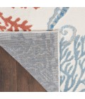 Nourison Pompeii Ivory Multicolor PMP03 5 ft. 3 in. X 7 ft. 3 in. Rect. Rug