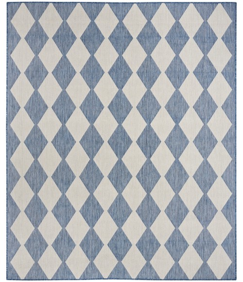 Nourison Positano Navy Blue POS04 6 ft. X 9 ft. Rect. Rug