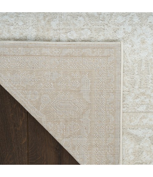 Nourison Dekor Ivory Beige DEK03 4 ft. X 6 ft. Rect. Rug