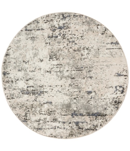 Nourison Concerto Ivory Blue Grey CNC01 4 ft. X Round Rug