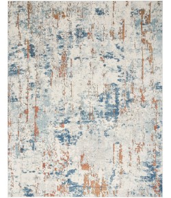 Nourison Concerto Beige Blue Rust CNC01 5 ft. 3 in. X 7 ft. 3 in. Rect. Rug