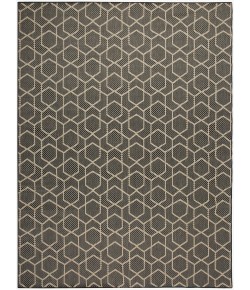Nourison Horizon Indoor/Outdoor Charcoal HOZ01 8 ft. X 10 ft. Rect. Rug