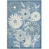 Nourison Aloha Blue ALH33 5 ft. 3 in. X 7 ft. 5 in. Rect. Rug