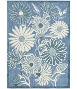 Nourison Aloha Blue ALH33 5 ft. 3 in. X 7 ft. 5 in. Rect. Rug