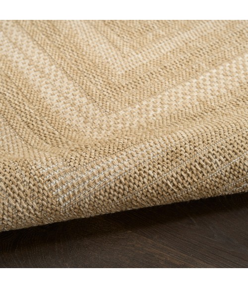 Nourison Tulum Taupe Ivory TLM04 8 ft. X Round Rug