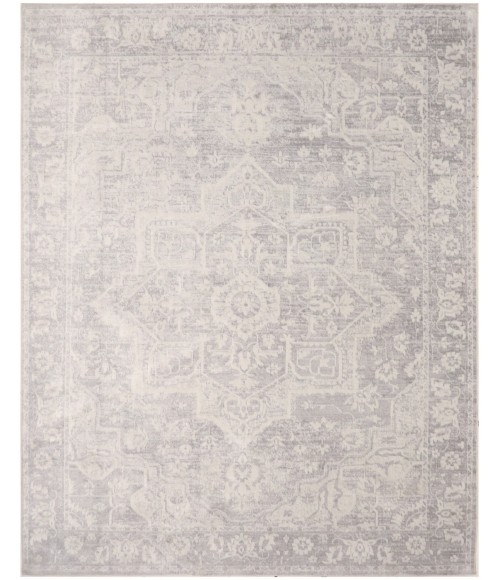Nourison Astra Machine Washable Grey ASW12 7 ft. 10 in. X 10 ft. Rect. Rug