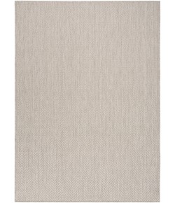 Nourison Horizon Indoor/Outdoor Grey HOZ02 6 ft. X 9 ft. Rect. Rug