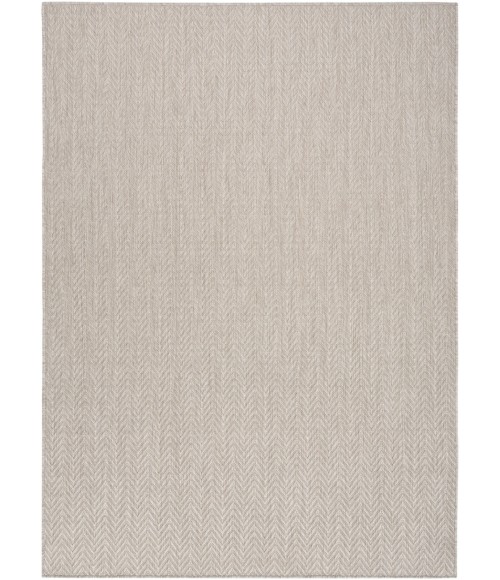 Nourison Horizon Indoor/Outdoor Grey HOZ02 6 ft. X 9 ft. Rect. Rug