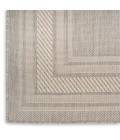 Nourison Horizon Indoor/Outdoor Grey HOZ03 8 ft. X 10 ft. Rect. Rug