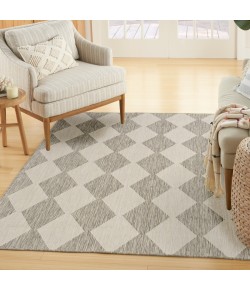 Nourison Positano Light Grey POS04 4 ft. X 6 ft. Rect. Rug