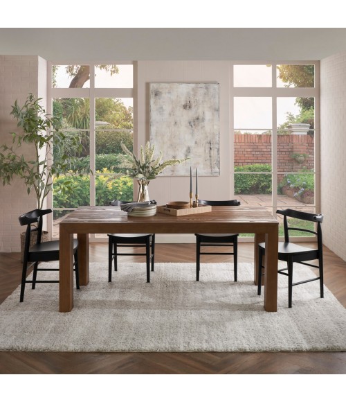 Nourison Modern Shag Ivory Beige MMD04 7 ft. 10 in. X 9 ft. 10 in. Rect. Rug