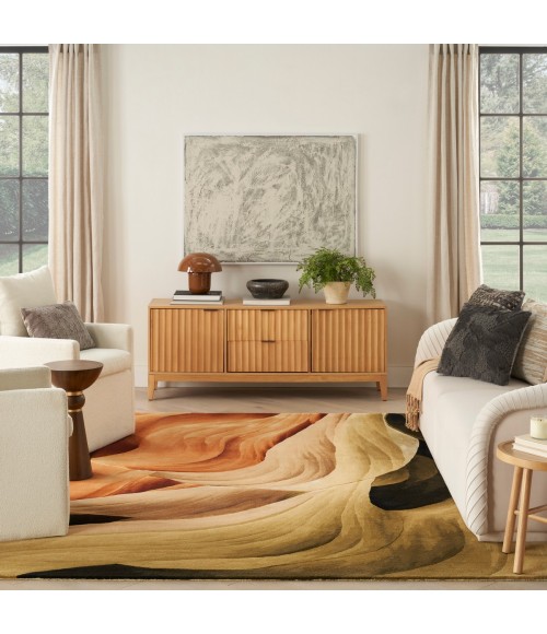 Nourison Prismatic Multicolor PRS38 9 ft. X 12 ft. Rect. Rug