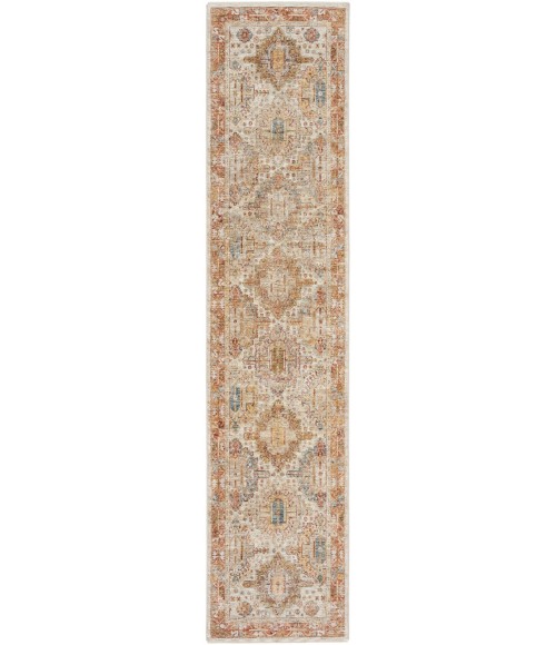 Nourison Petra Ivory Multicolor PTR01 2 ft. 3 in. X 10 ft. 2 in. Rect. Rug