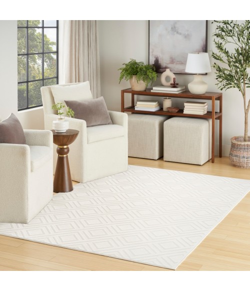 Nourison Casual Ivory CSU03 3 ft. 11 in. X 5 ft. 11 in. Rect. Rug