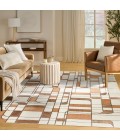 Nourison Nordic Ivory Rust NRC17 8 ft. X 10 ft. Rect. Rug