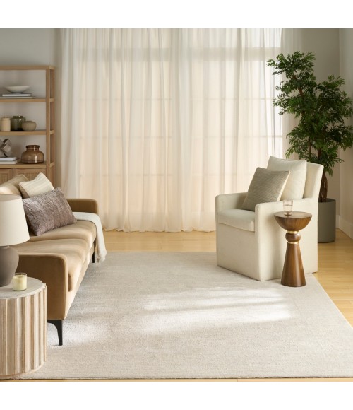 Nourison Outlines Ivory Grey OLN03 6 ft. X 9 ft. Rect. Rug