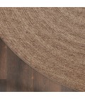 Nourison Tulum Brown TLM04 8 ft. X Round Rug