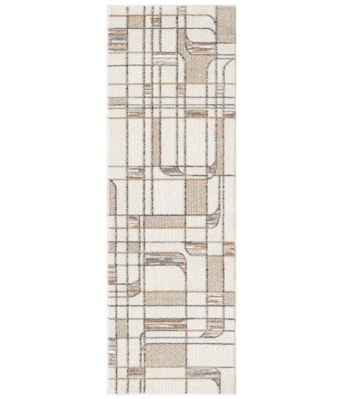 Nourison Nordic Ivory Multicolor NRC17 2 ft. X 6 ft. Rect. Rug