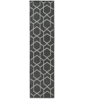 Nourison Horizon Indoor/Outdoor Black HOZ01 2 ft. 2 in. X 8 ft. Rect. Rug